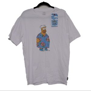 Billabong The Simpsons WFH Organic Short Sleeve Print T-Shirt